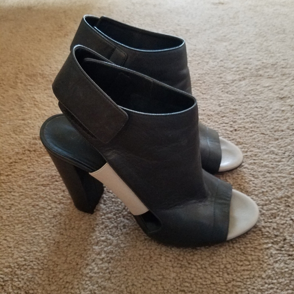 vince shearling mules